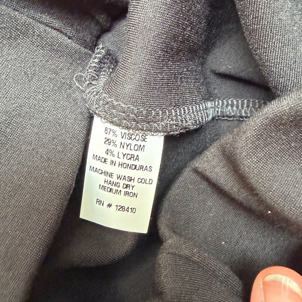 ANN MASHBURN Faye Black Straight Leg Pants - Picture 6 of 7